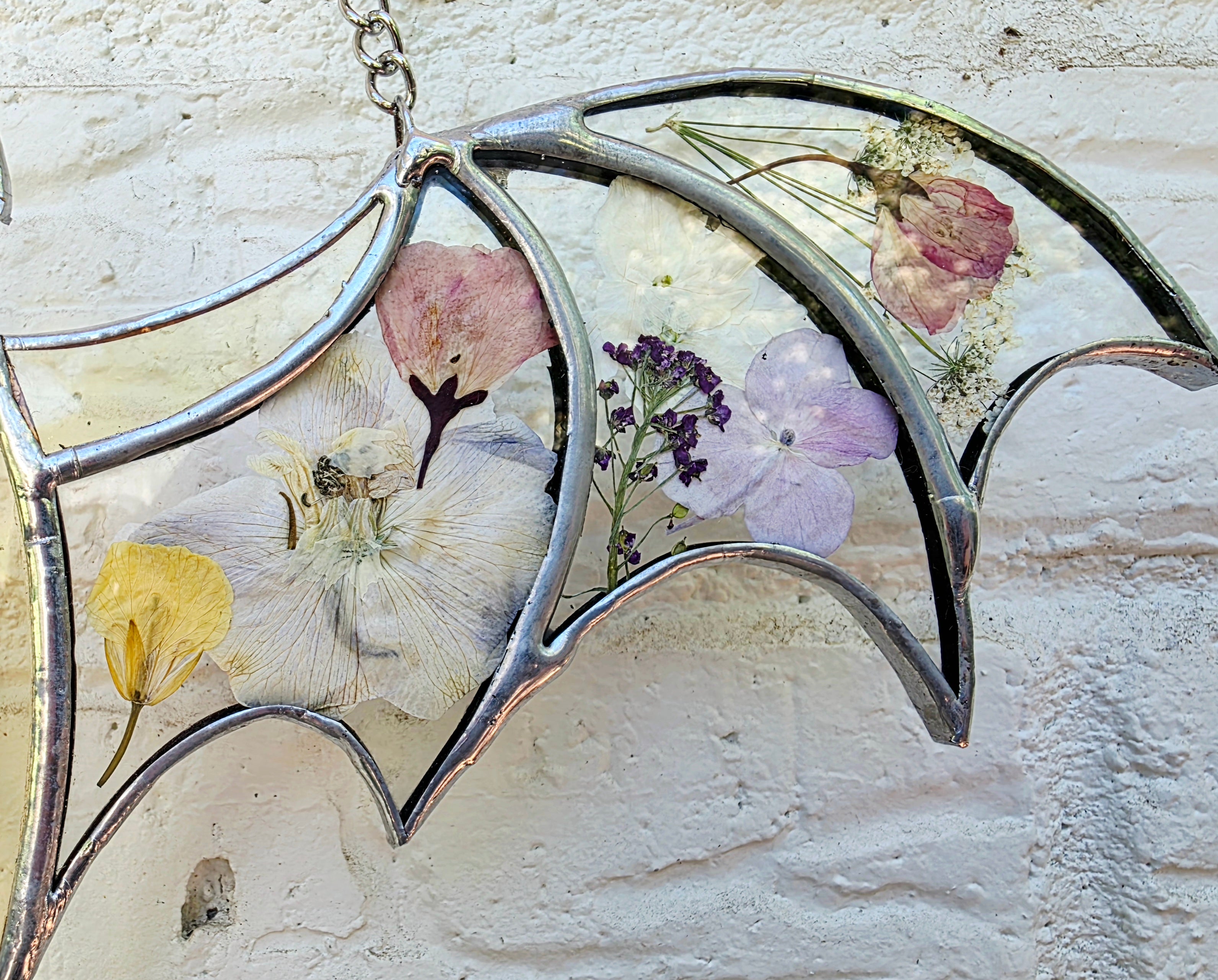 Pressed Flower Dragon - Yellow