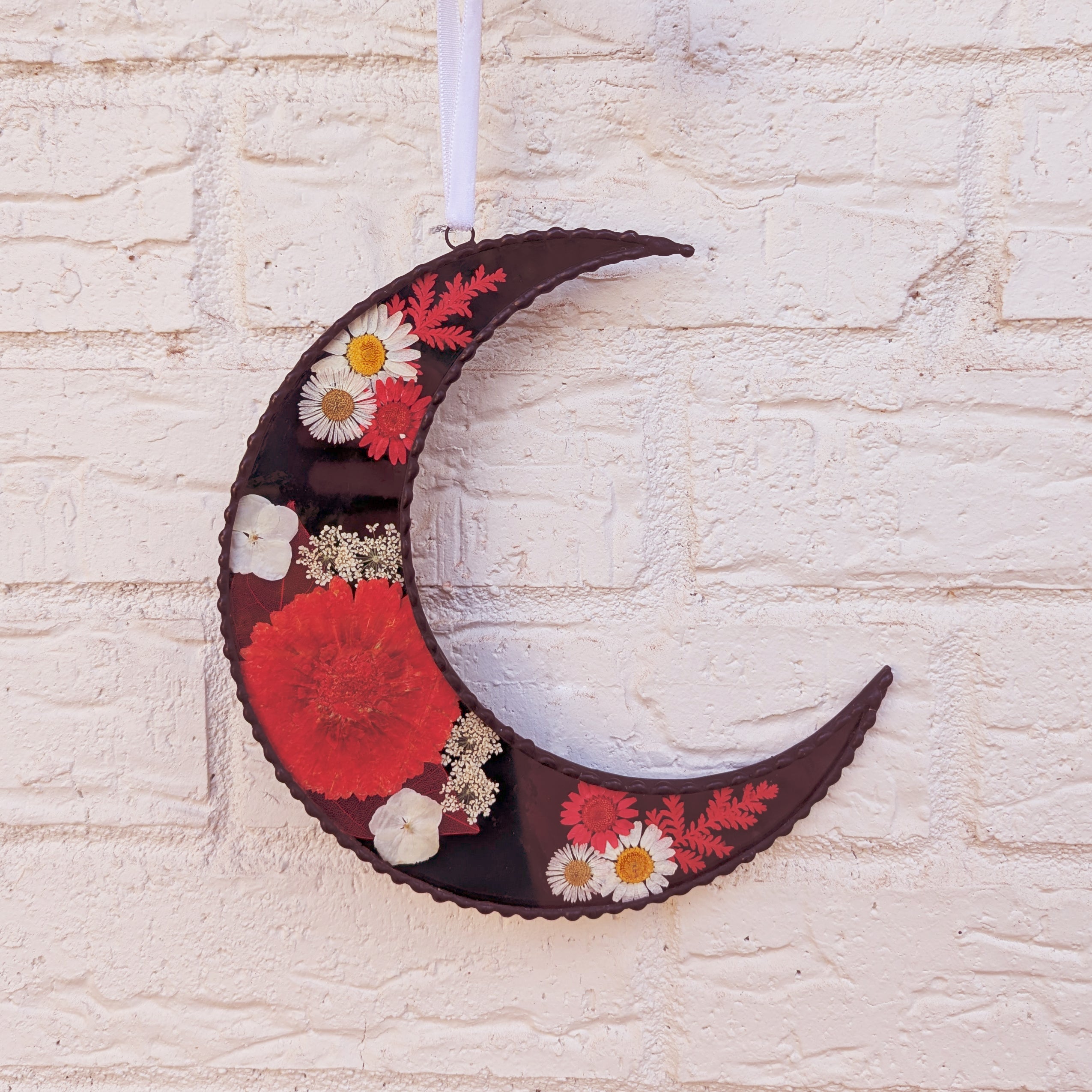 Stained Glass Flower Moon