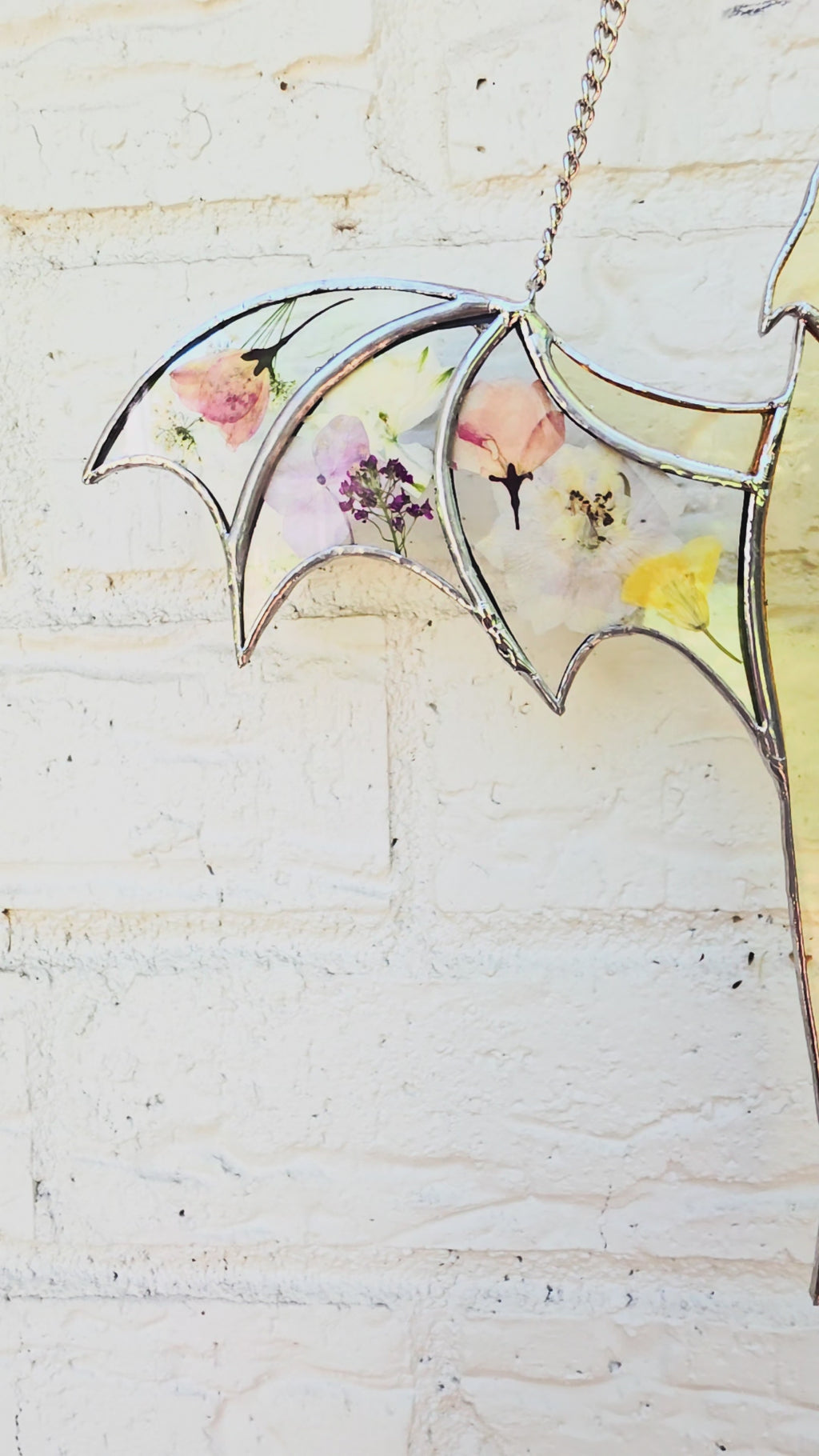 Pressed Flower Dragon - Yellow