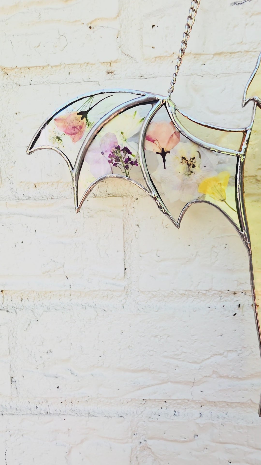 Pressed Flower Dragon - Yellow
